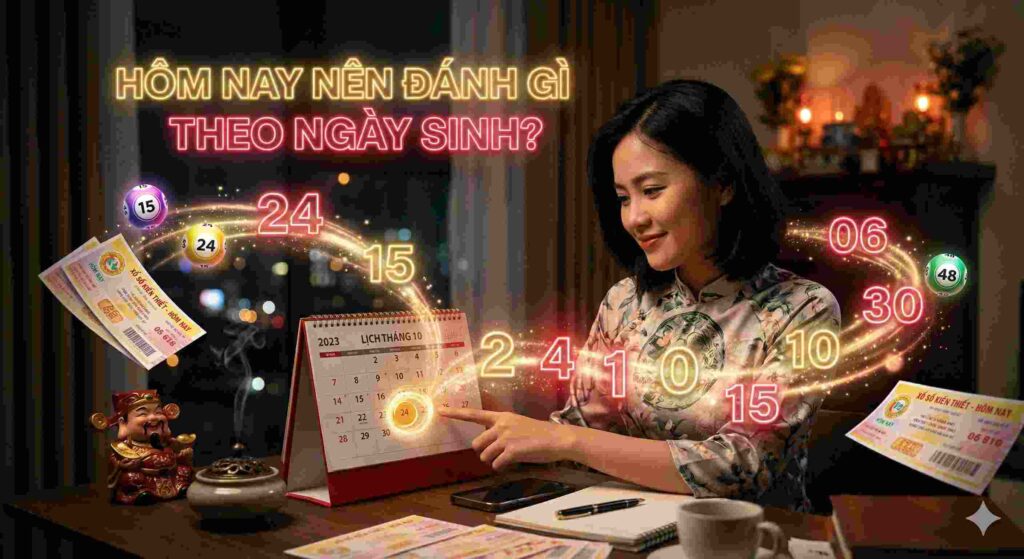 Hôm nay đánh đề gì theo ngày sinh